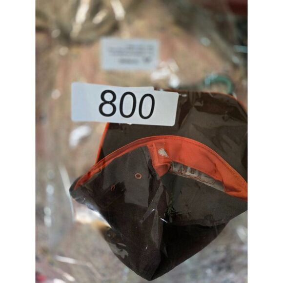 Cleveland Browns NFL Adjustable Cap OSFM Brown & Orange 100% Cotton Embroidered - Picture 8 of 8